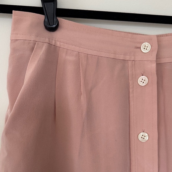 Madewell 100% Silk Island Button-Front Skirt - Picture 4 of 7